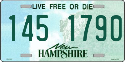 NH license plate 1451790