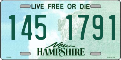 NH license plate 1451791