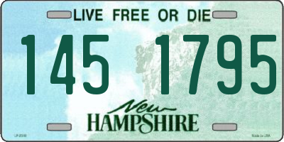 NH license plate 1451795