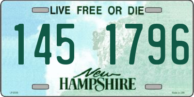 NH license plate 1451796