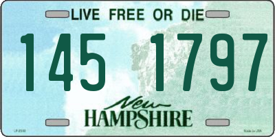 NH license plate 1451797