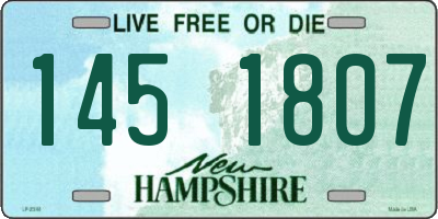 NH license plate 1451807