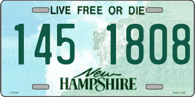 NH license plate 1451808