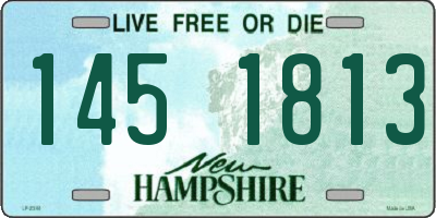 NH license plate 1451813