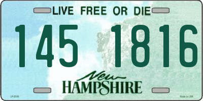 NH license plate 1451816