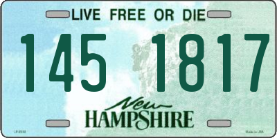 NH license plate 1451817