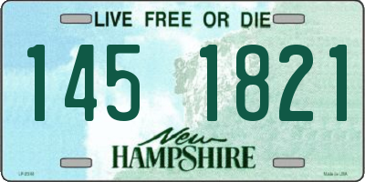 NH license plate 1451821