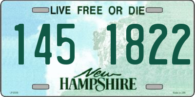 NH license plate 1451822