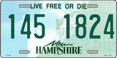 NH license plate 1451824