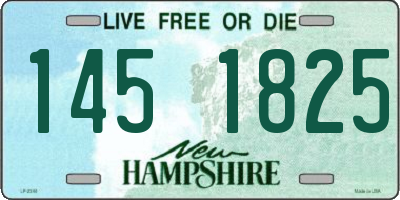 NH license plate 1451825