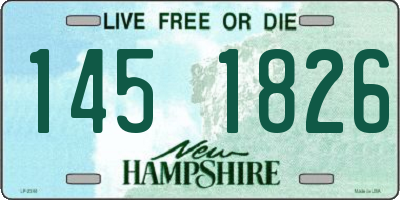NH license plate 1451826