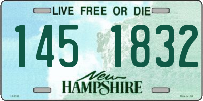 NH license plate 1451832