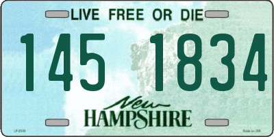 NH license plate 1451834