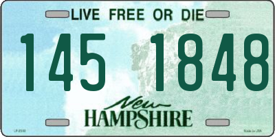 NH license plate 1451848