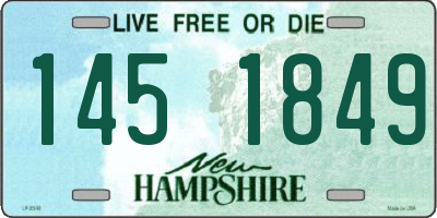 NH license plate 1451849
