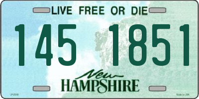 NH license plate 1451851