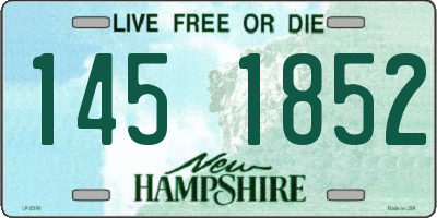 NH license plate 1451852