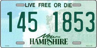 NH license plate 1451853