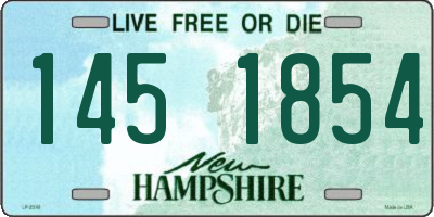 NH license plate 1451854