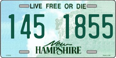 NH license plate 1451855
