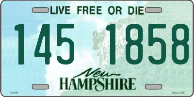 NH license plate 1451858