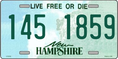 NH license plate 1451859