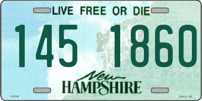 NH license plate 1451860