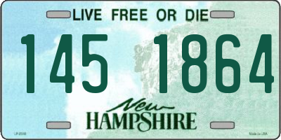 NH license plate 1451864