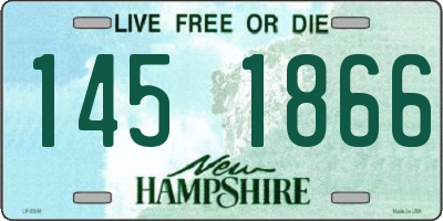 NH license plate 1451866