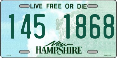 NH license plate 1451868