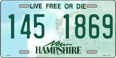 NH license plate 1451869
