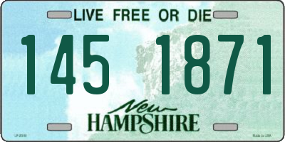 NH license plate 1451871