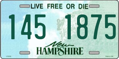 NH license plate 1451875