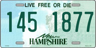 NH license plate 1451877
