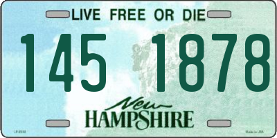 NH license plate 1451878