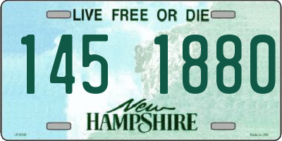 NH license plate 1451880