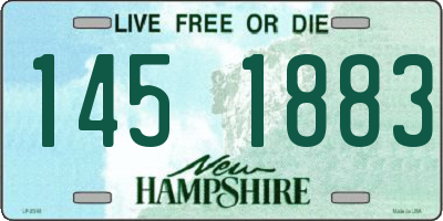 NH license plate 1451883