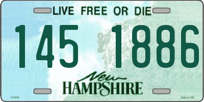 NH license plate 1451886
