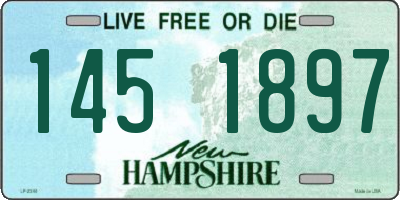 NH license plate 1451897