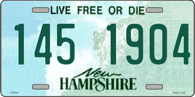 NH license plate 1451904