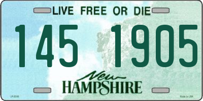 NH license plate 1451905