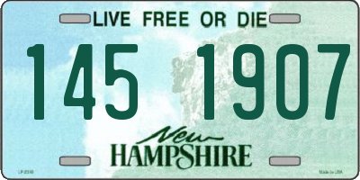 NH license plate 1451907