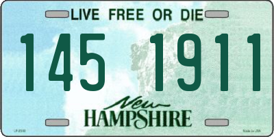 NH license plate 1451911