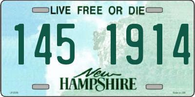 NH license plate 1451914
