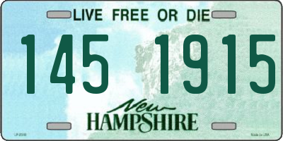 NH license plate 1451915