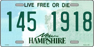 NH license plate 1451918