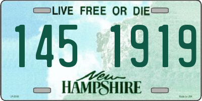 NH license plate 1451919