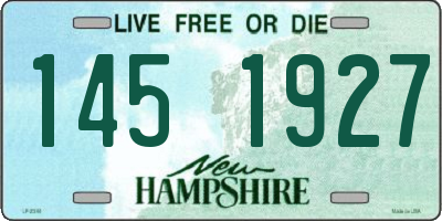NH license plate 1451927