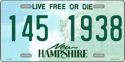 NH license plate 1451938