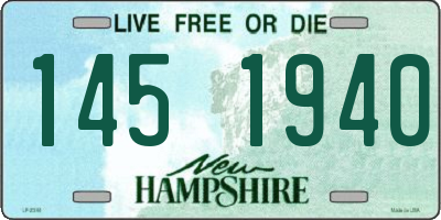 NH license plate 1451940